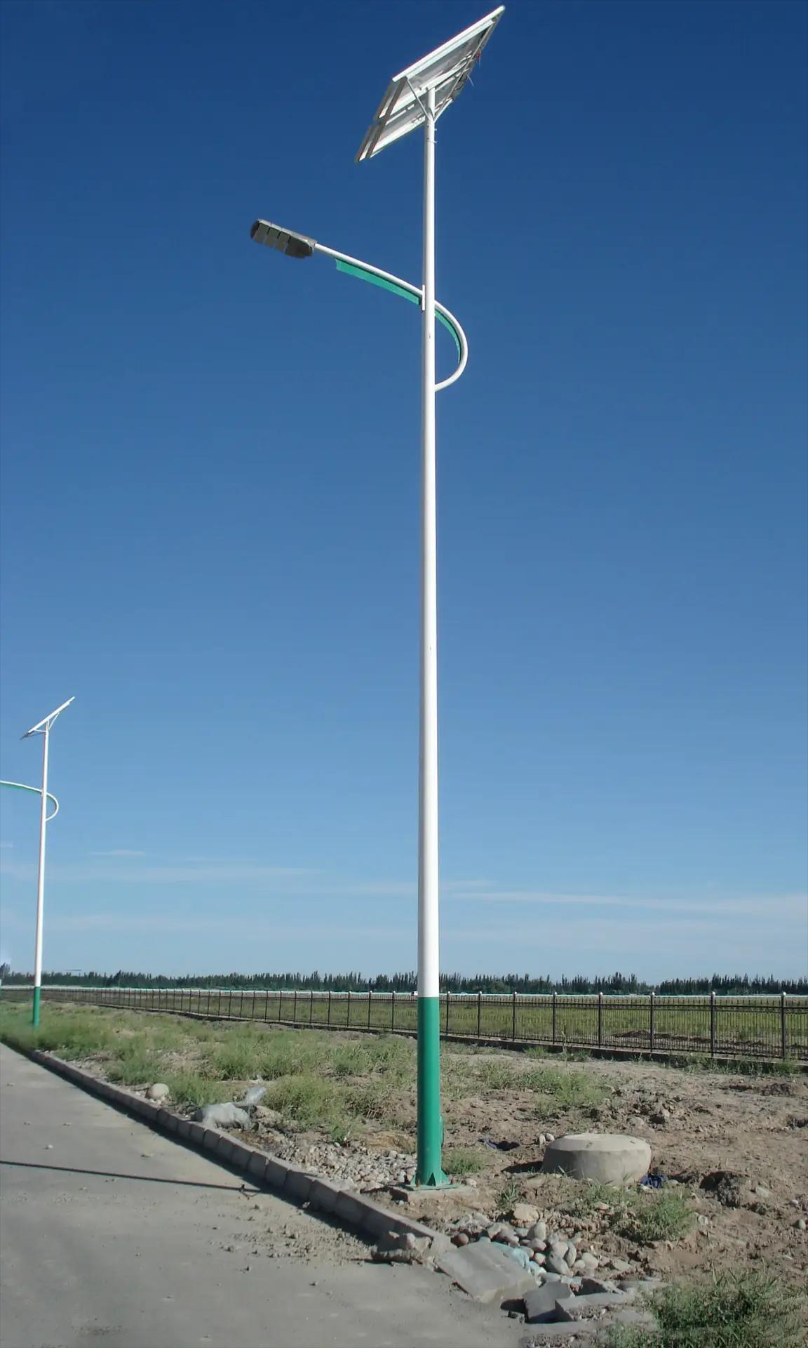 农村地区的太阳能路灯是对地球的一种保护